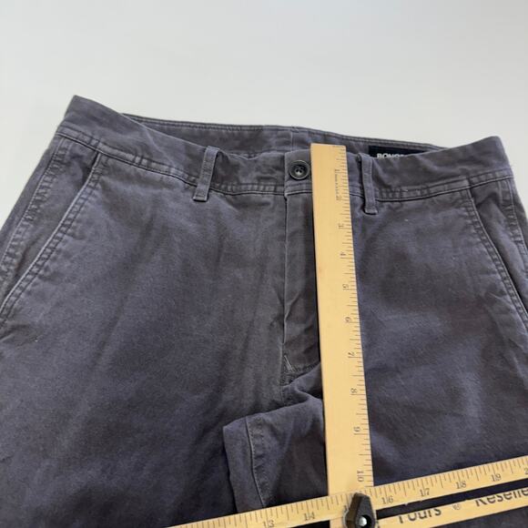 Bonobos Pants Mens 30 x 26 Grey Slim Fit Khaki Chinos Cotton Career - Picture 8 of 9
